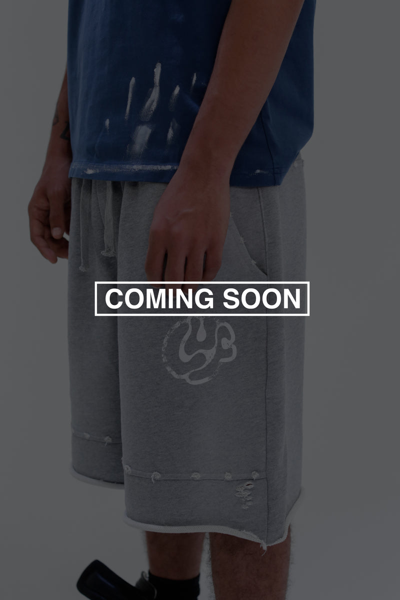 Faded sweat shorts