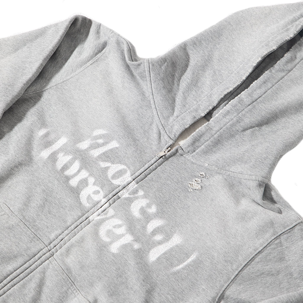 Faded Zip-Up Sweatshirt