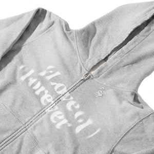 Faded Zip-Up Sweatshirt